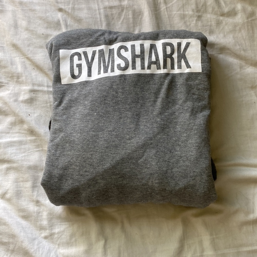 Gray gymshark hoodie